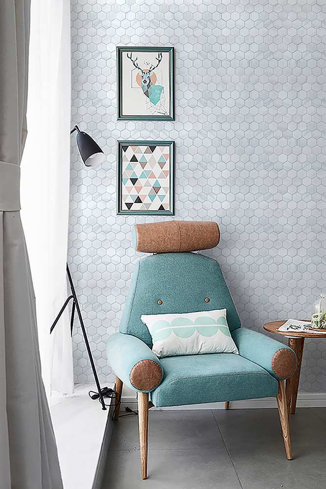 VERTUO Hexagone Ceramic Mosaic 10&nbsp;5/8&nbsp;in.&nbsp;x&nbsp;11&nbsp;in.