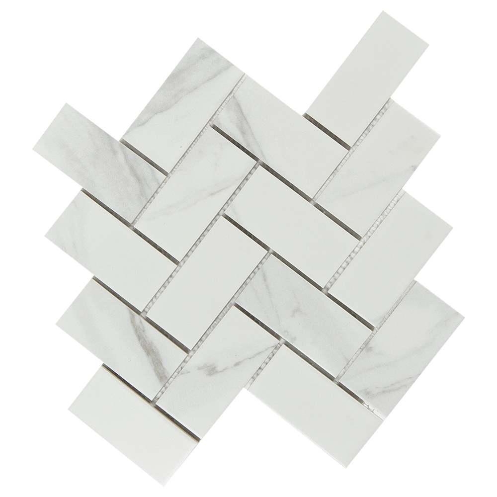 Mosaïque de porcelaine Carrera 10 3/4 po x 11 po VERTUO