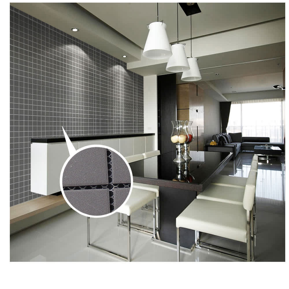 Mosaïque de porcelaine Minuit 12 po x 12 po VERTUO