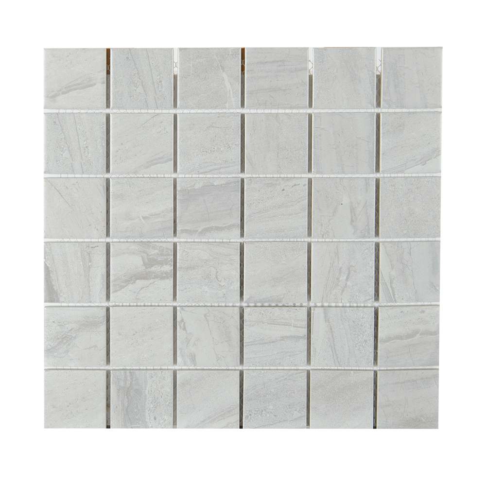 Mosaïque de porcelaine Travertin 12 po x 12 po VERTUO