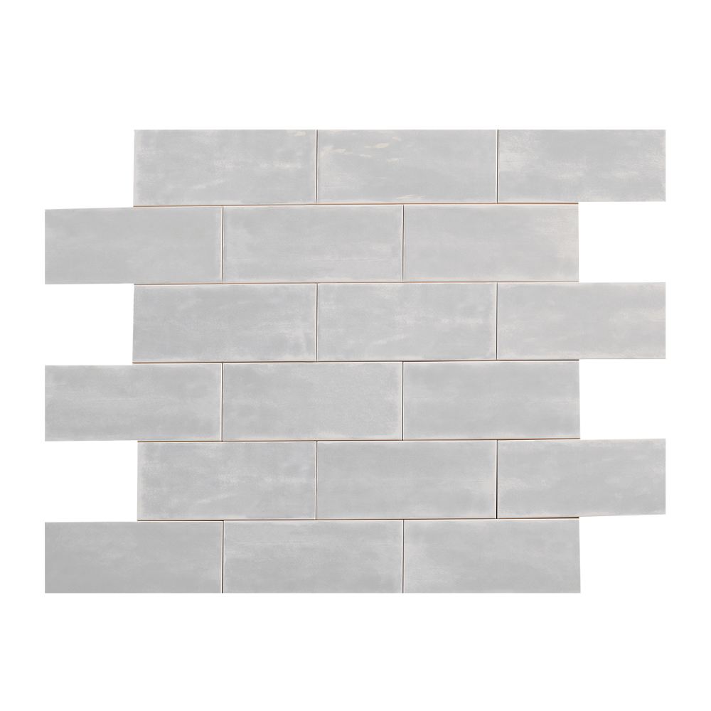 Carreaux de céramique murale Maiolica Gris tendre 4&nbsp;po&nbsp;x&nbsp;10&nbsp;po
