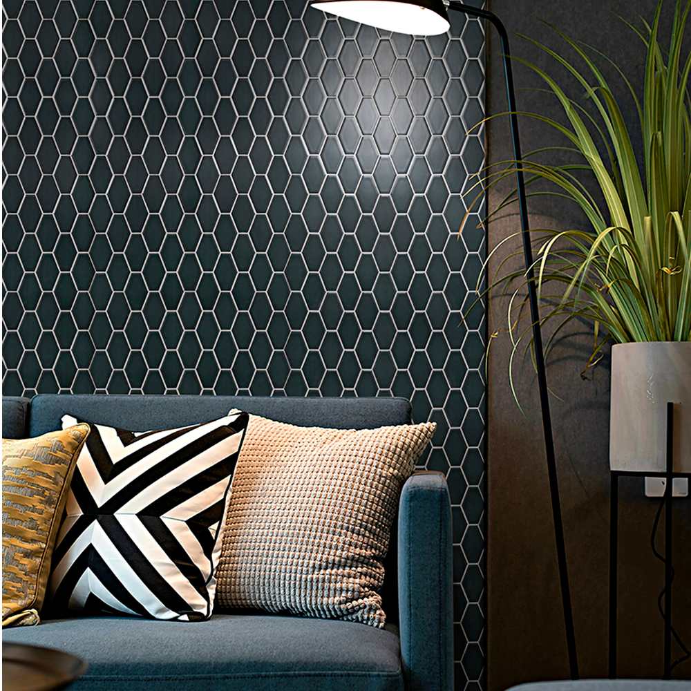 Mosaïque de porcelaine Hexagone 10&nbsp;1/2&nbsp;po&nbsp;x&nbsp;11&nbsp;5/8&nbsp;po VERTUO