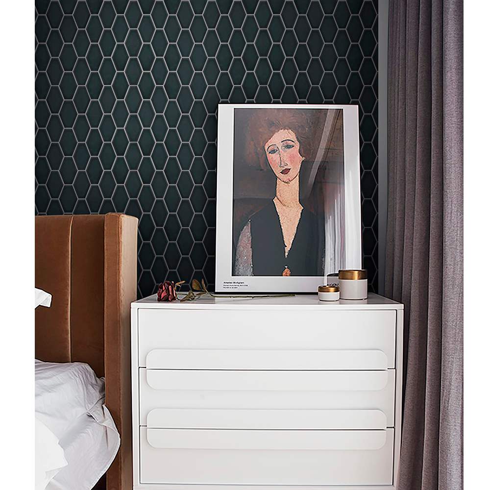 Mosaïque de porcelaine Hexagone 10&nbsp;1/2&nbsp;po&nbsp;x&nbsp;11&nbsp;5/8&nbsp;po VERTUO