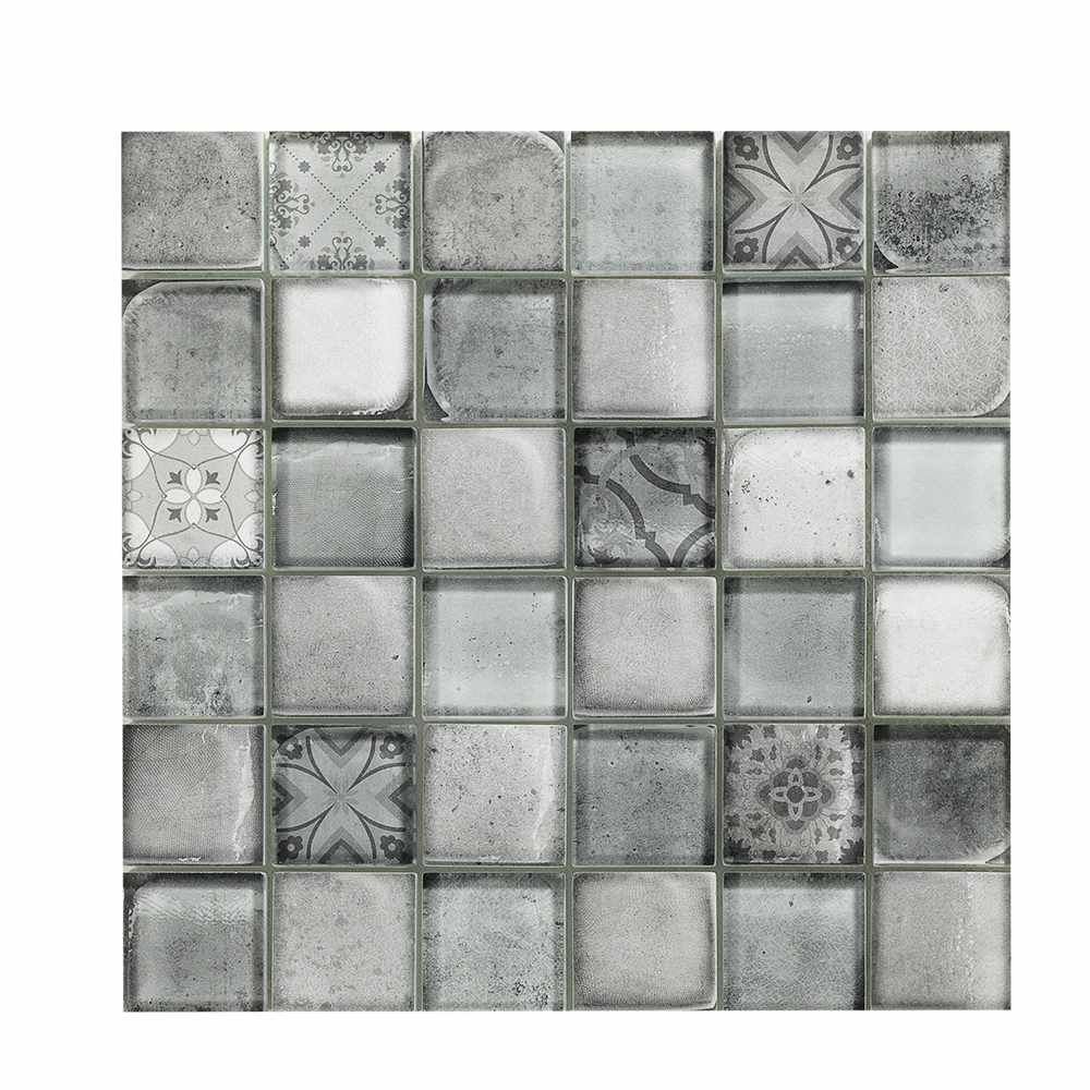 Mosaïque de verre Elisa 11 3/4 po x 11 3/4 po VERTUO