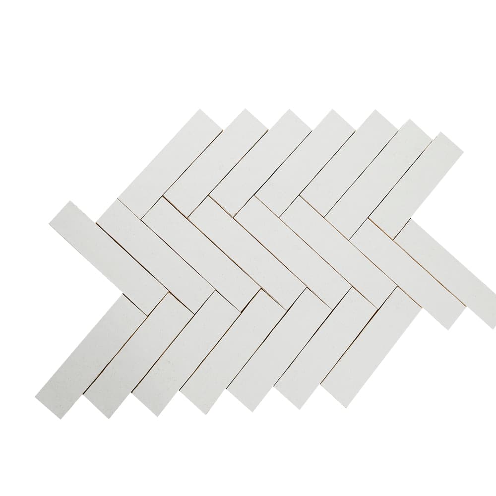 Carreaux de céramique murale Maiolica Crackled Blanc 3 po x 12 po