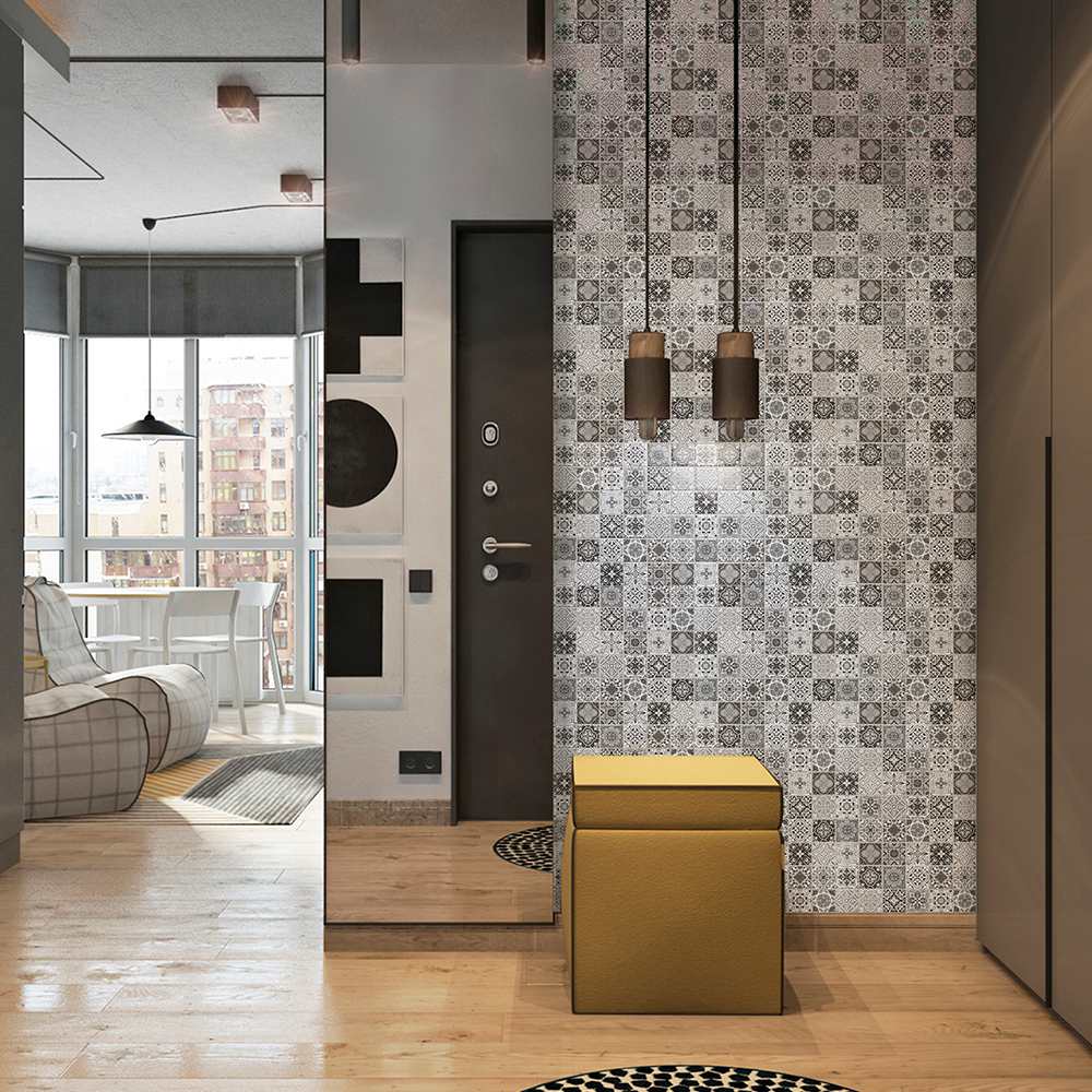 VERTUO Bizantin Porcelain Mosaic 12&nbsp;in.&nbsp;x&nbsp;12&nbsp;in.