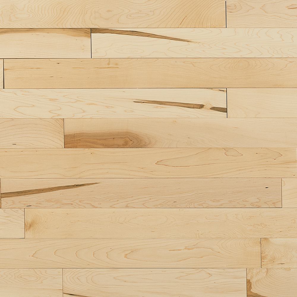 Plancher de bois franc Érable 3&nbsp;1/4&nbsp;po Naturel