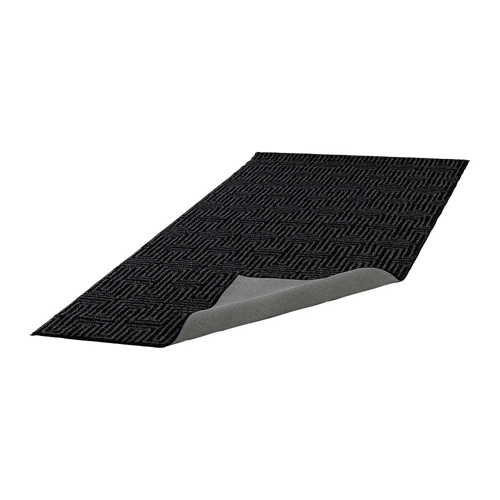 Tapis d'intérieur Warren charbon noir 3 pi x 6 pi