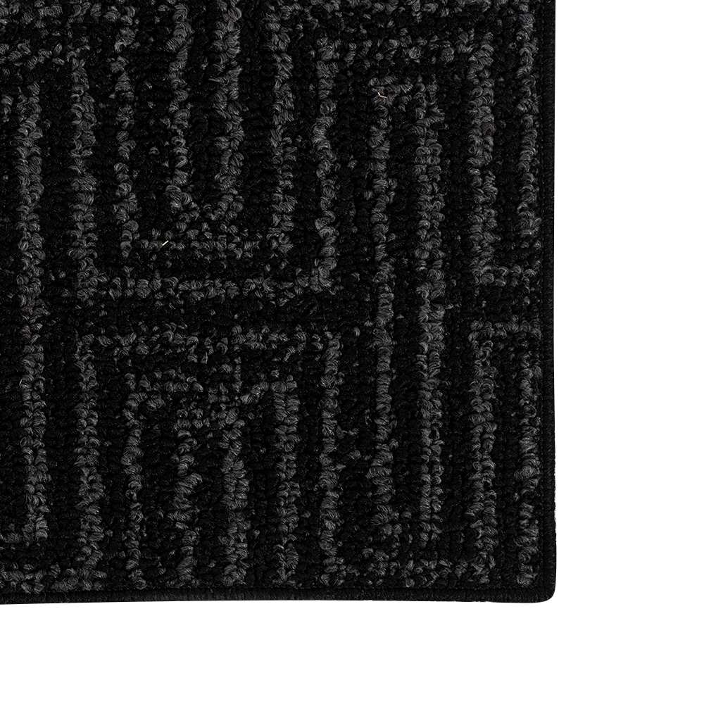 Tapis d'intérieur Warren charbon noir 3 pi x 6 pi