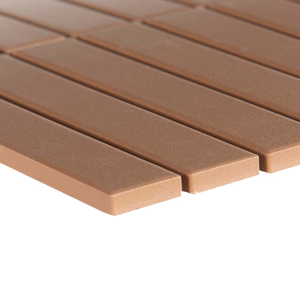 Mosaïque de porcelaine Terracotta 11&nbsp;3/4&nbsp;po&nbsp;x&nbsp;11&nbsp;5/8&nbsp;po VERTUO