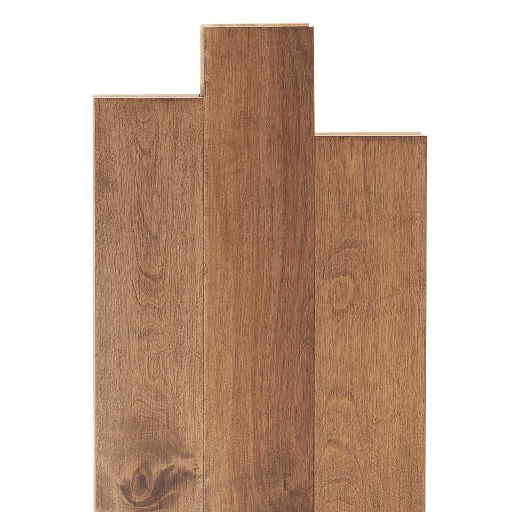 Plancher de bois franc Merisier blanc 4 1/4 po Café