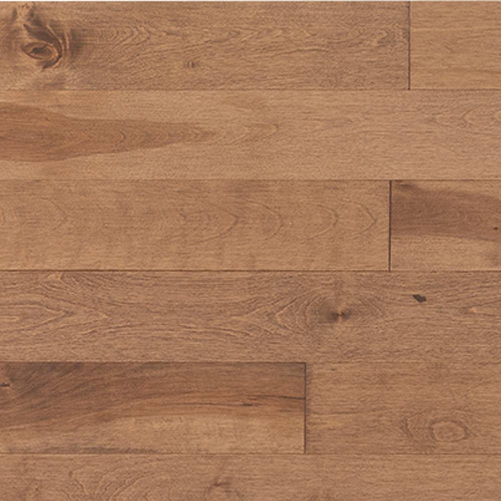 Plancher de bois franc Merisier blanc 4 1/4 po Café