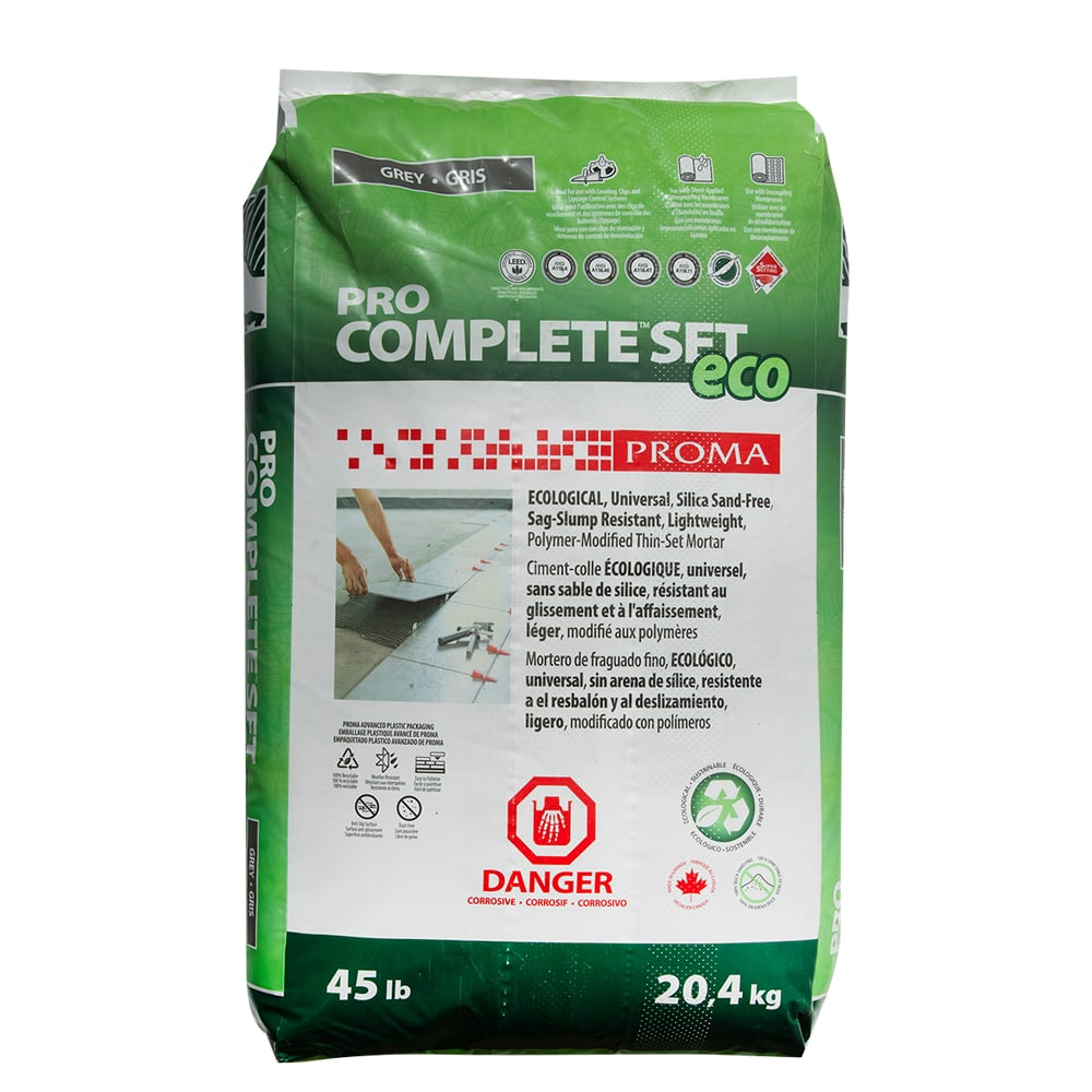 Ciment-Colle Pro Complete Set écologique gris 20,4 kg 