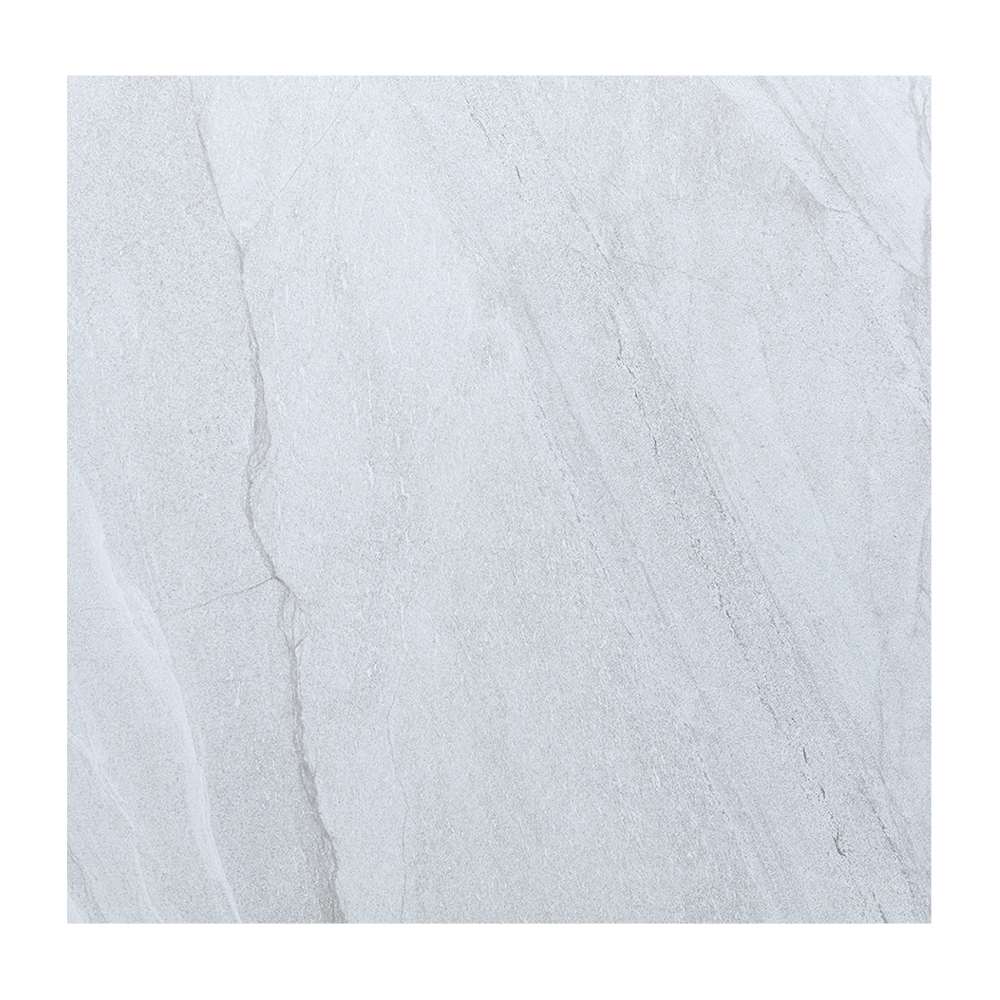 Carreaux de porcelaine rectifiés Ardoise blanche 24 po x 24 po