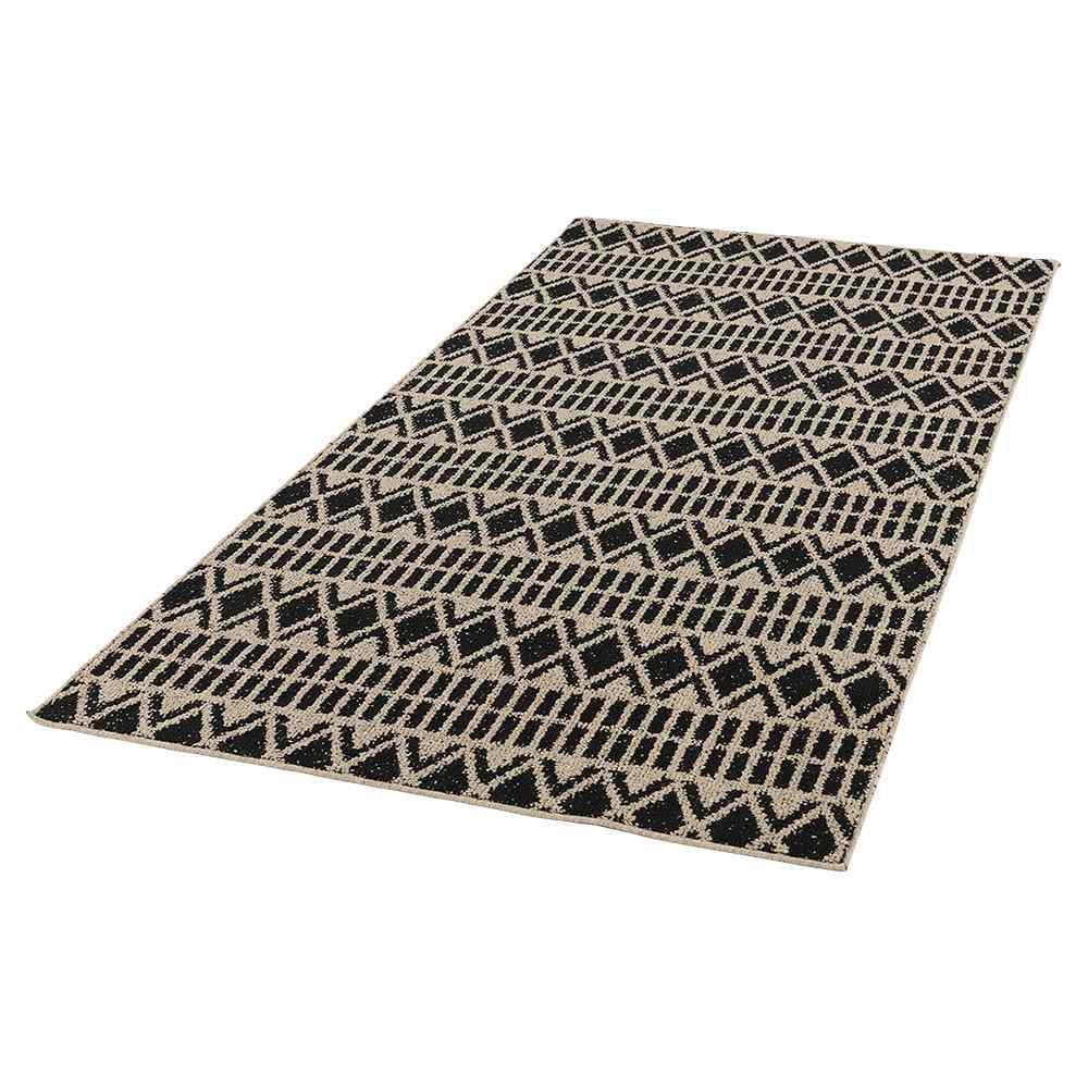 Tapis d'intérieur Aztec jute sombre 3&nbsp;pi&nbsp;x&nbsp;6&nbsp;pi