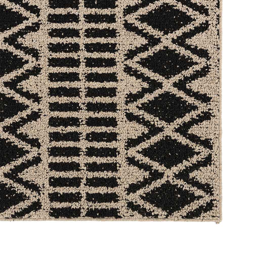 Tapis d'intérieur Aztec jute sombre 3&nbsp;pi&nbsp;x&nbsp;6&nbsp;pi