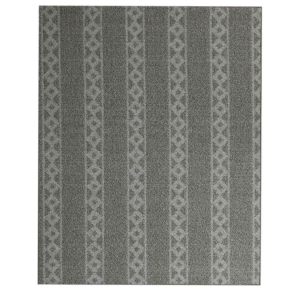 Tapis d'intérieur Florence gris montagne 5&nbsp;pi&nbsp;x&nbsp;6&nbsp;pi
