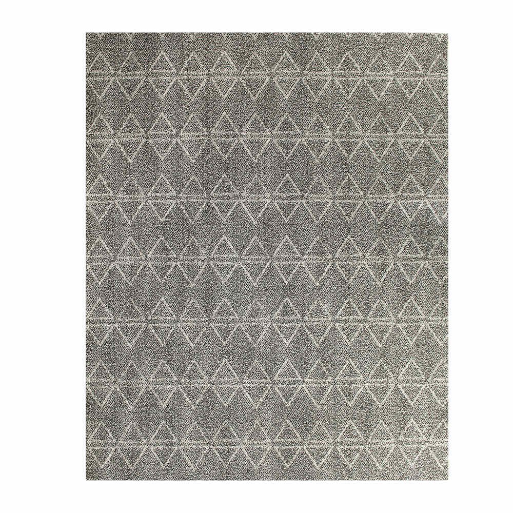 Tapis d'intérieur Vila gris argile 6&nbsp;pi&nbsp;x&nbsp;7&nbsp;pi