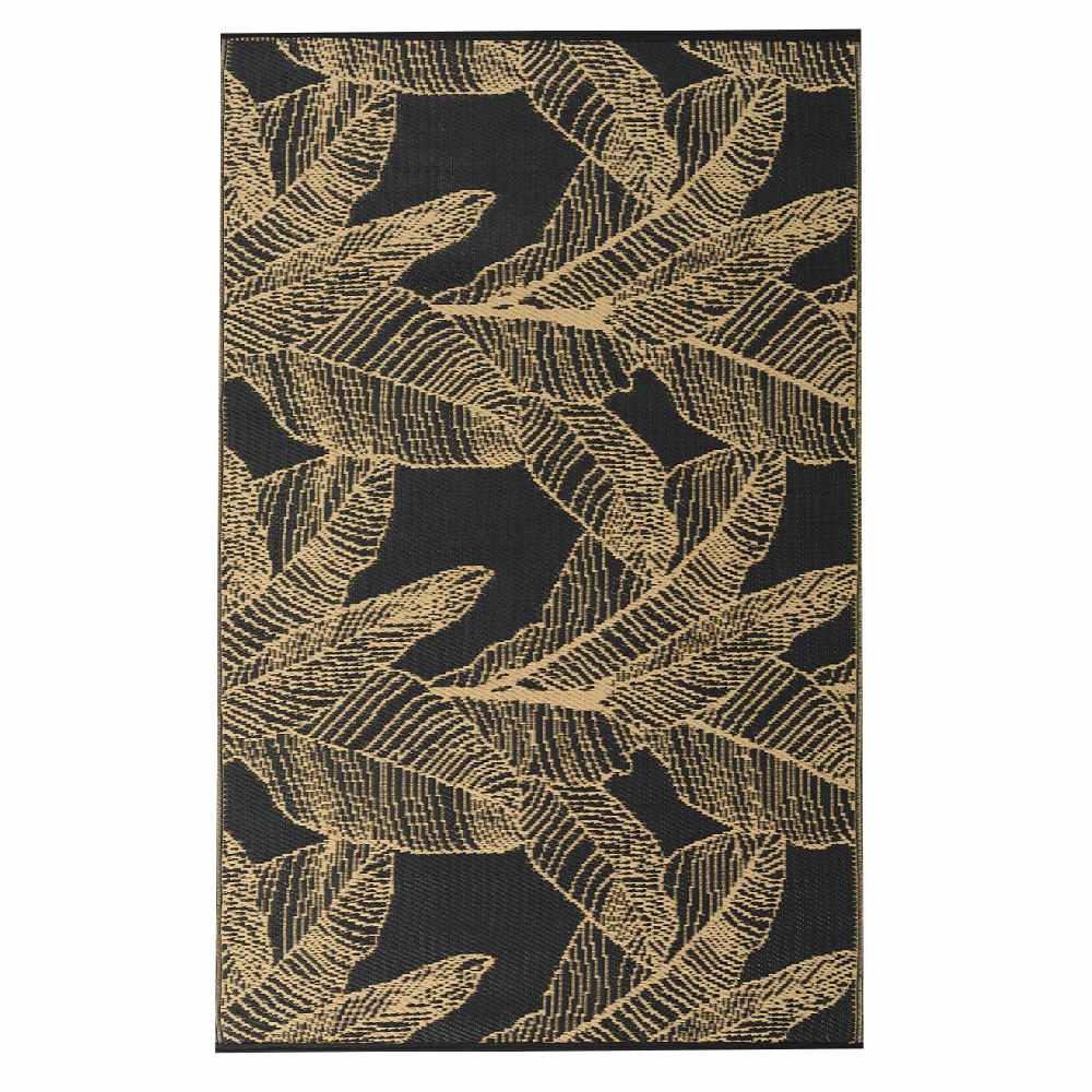 VERTUO Leaves Outdoor Mat 3&nbsp;ft&nbsp;11&nbsp;in x 5&nbsp;ft&nbsp;11&nbsp;in