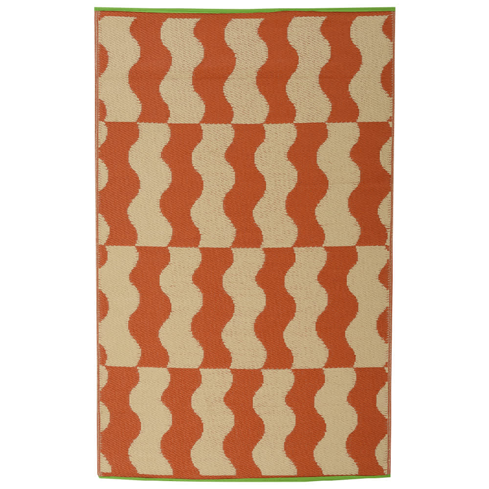 Tapis d'extérieur Orange 3&nbsp;pi&nbsp;11&nbsp;po x 5&nbsp;pi&nbsp;11&nbsp;po VERTUO