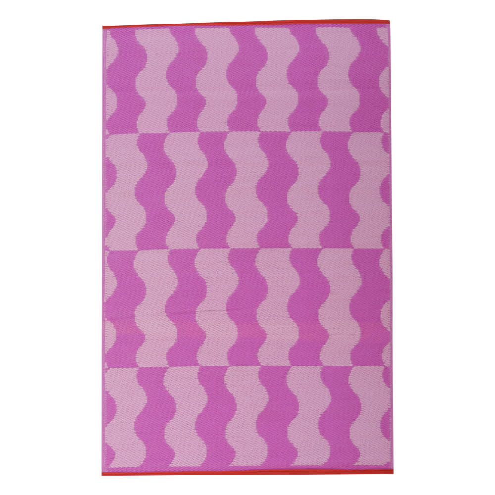 Tapis d'extérieur Rose 3&nbsp;pi&nbsp;11&nbsp;po x 5&nbsp;pi&nbsp;11&nbsp;po VERTUO