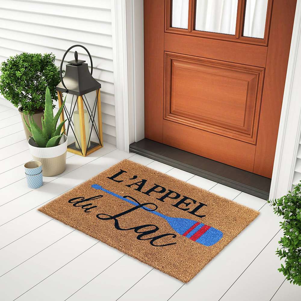 Tapis coco d'extérieur L'appel du lac 20 po x 30 po VERTUO