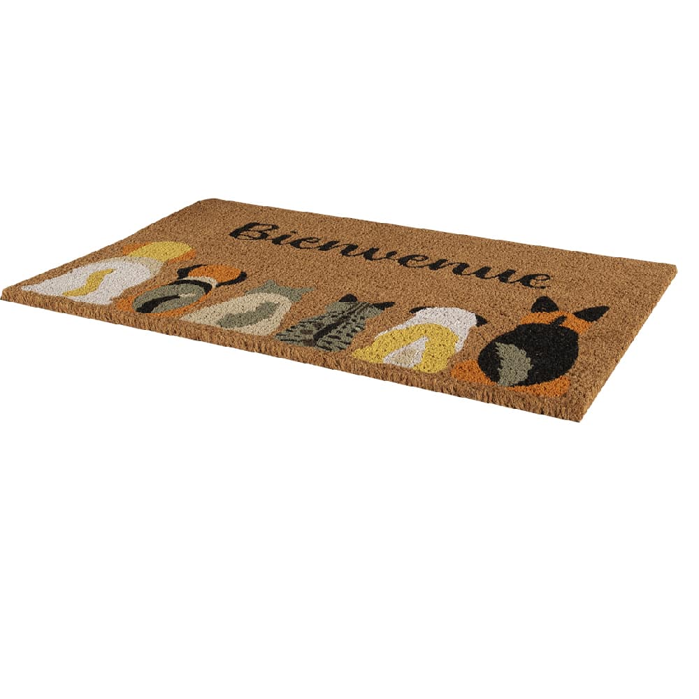 Tapis coco d'extérieur Chats et chiens 20 po x 30 po VERTUO