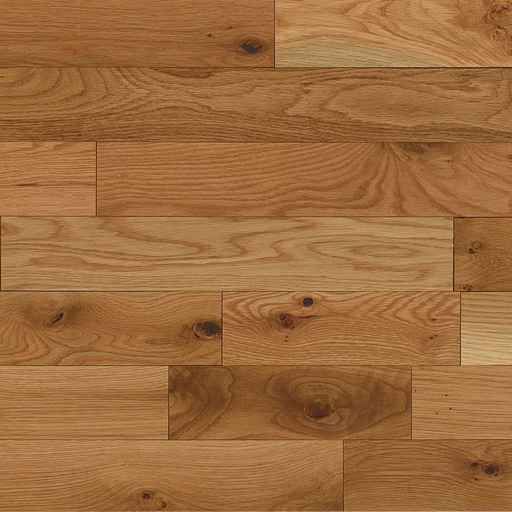 White Oak Hardwood Flooring 3&nbsp;1/4&nbsp;in Natural