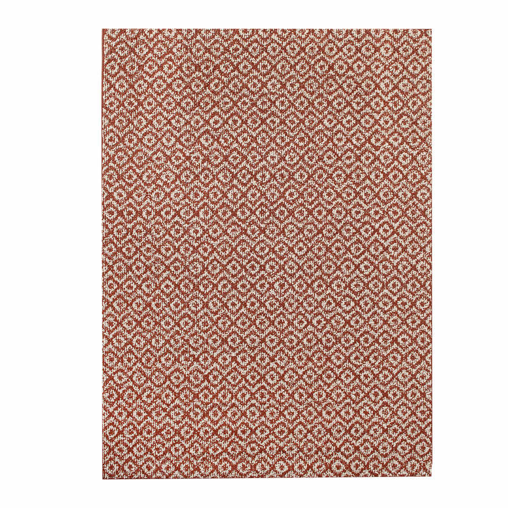 Tapis d’intérieur Amber terracotta 3&nbsp;pi x 4&nbsp;pi