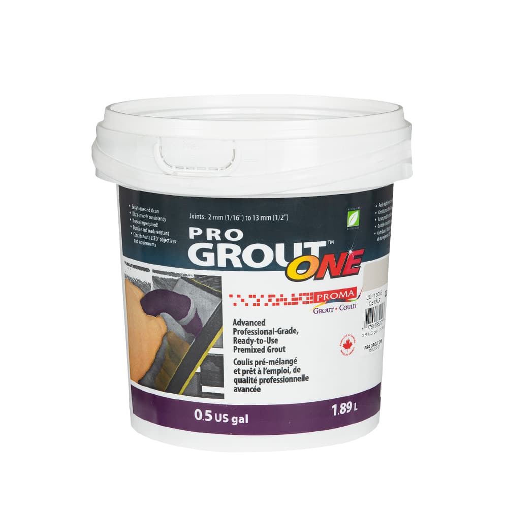 Coulis prêt à l'emploi Pro Grout ONE os pâle 1,89&nbsp;L