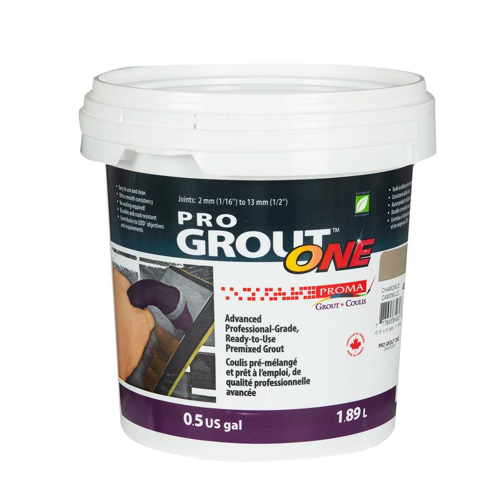 Coulis prêt à l'emploi Pro Grout ONE camomille 1,89&nbsp;L