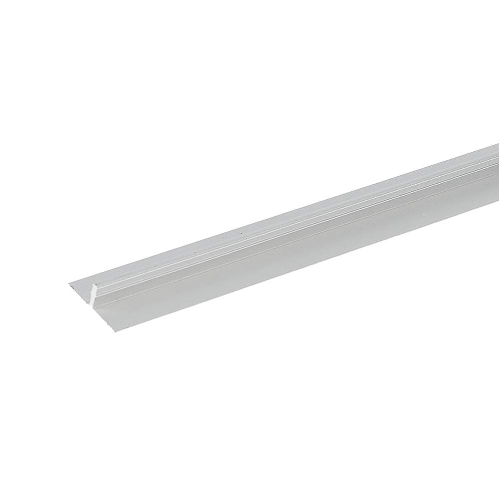 Clear Satin T-Shaped Ceramic Floor Edging 7/8&nbsp;in&nbsp;x&nbsp;8&nbsp;ft