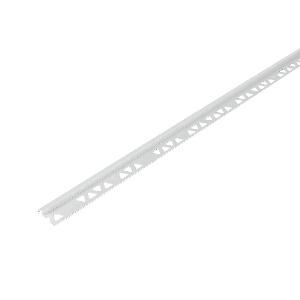 Moulure de transition/réduction pour céramique satin clair 8&nbsp;mm&nbsp;x&nbsp;8&nbsp;pi