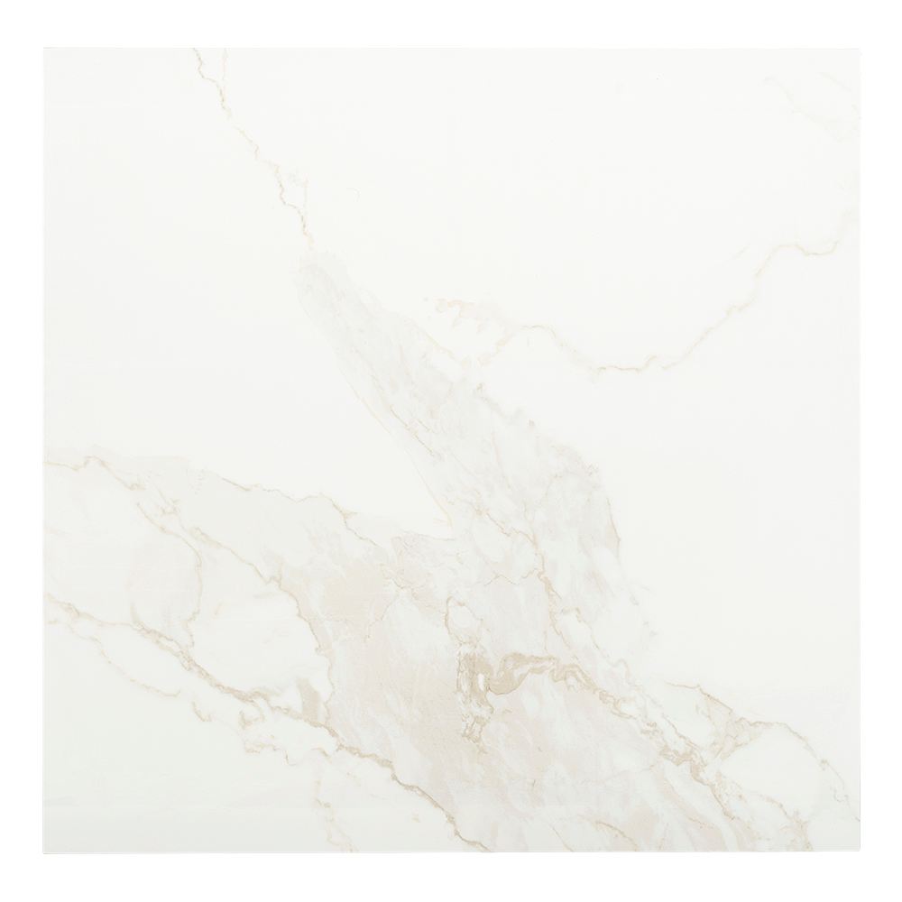 Carreaux de porcelaine rectifiés Eterna Calacatta taupe 24 po x 24 po