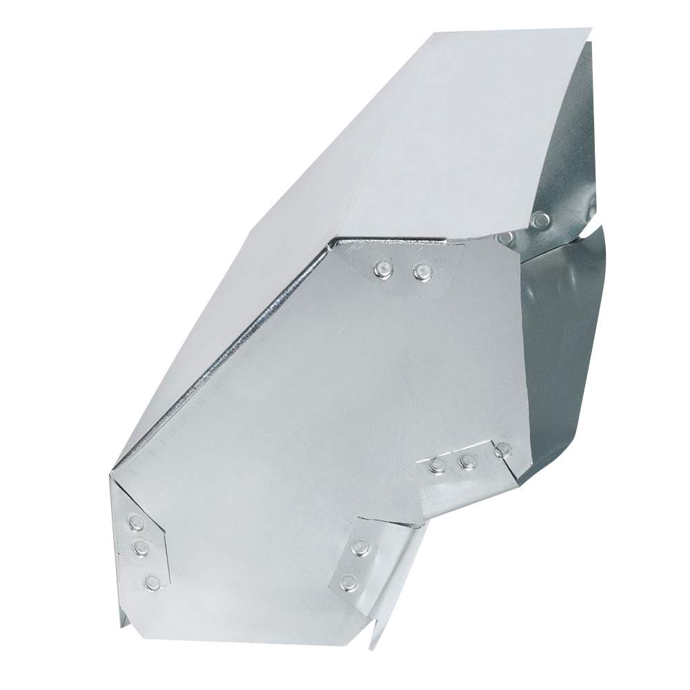 90° Galvanized Short Elbow 3-1/4 in. x 10 in.