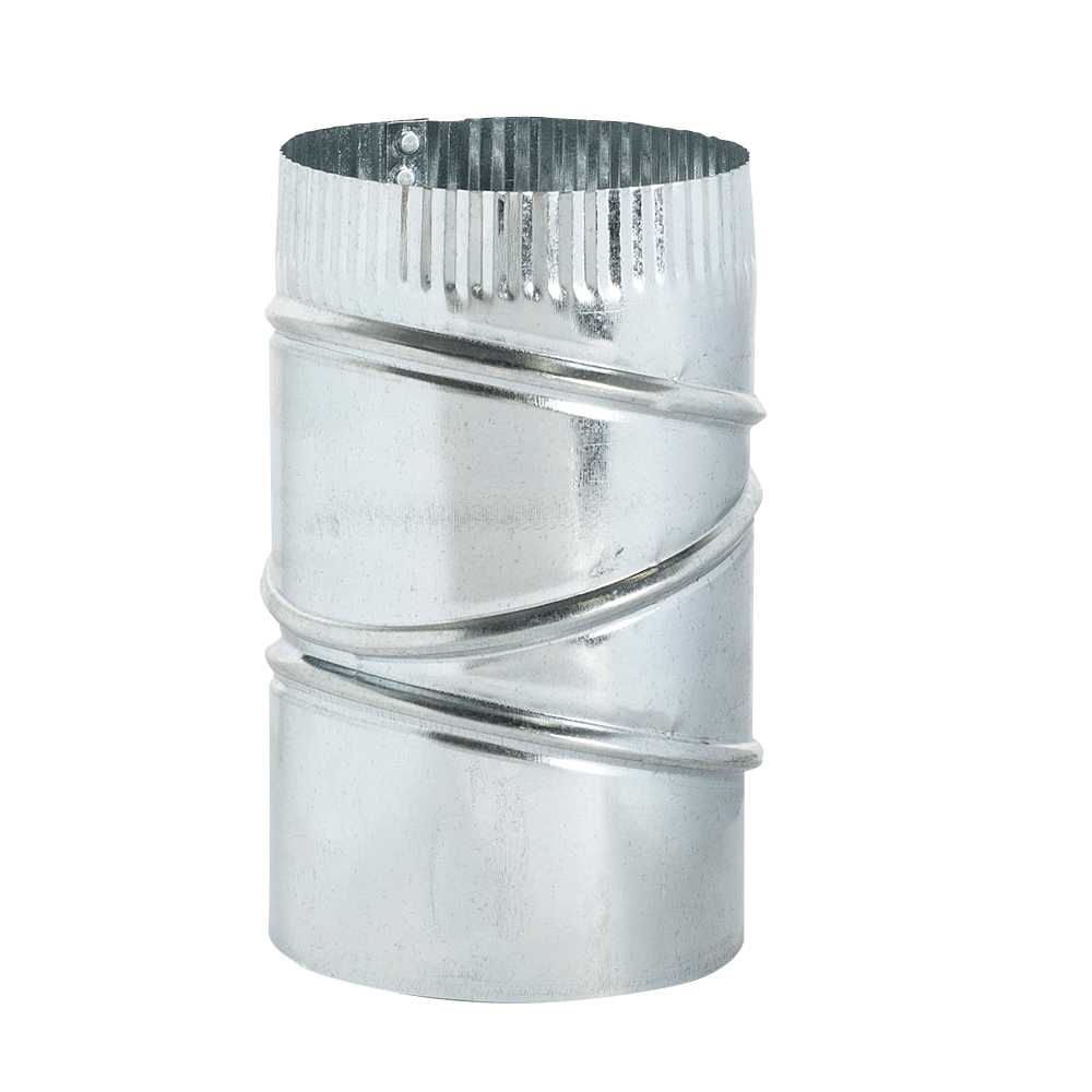 Coude galvanisé ajustable 4 po