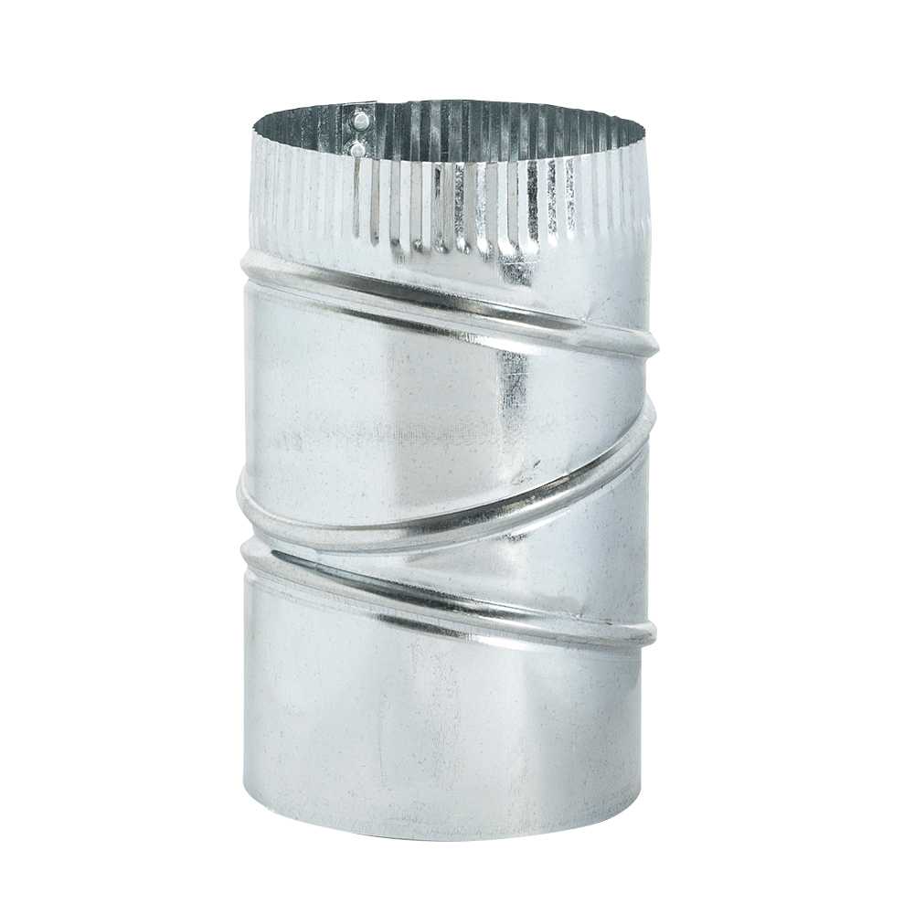 Coude galvanisé ajustable 5 po