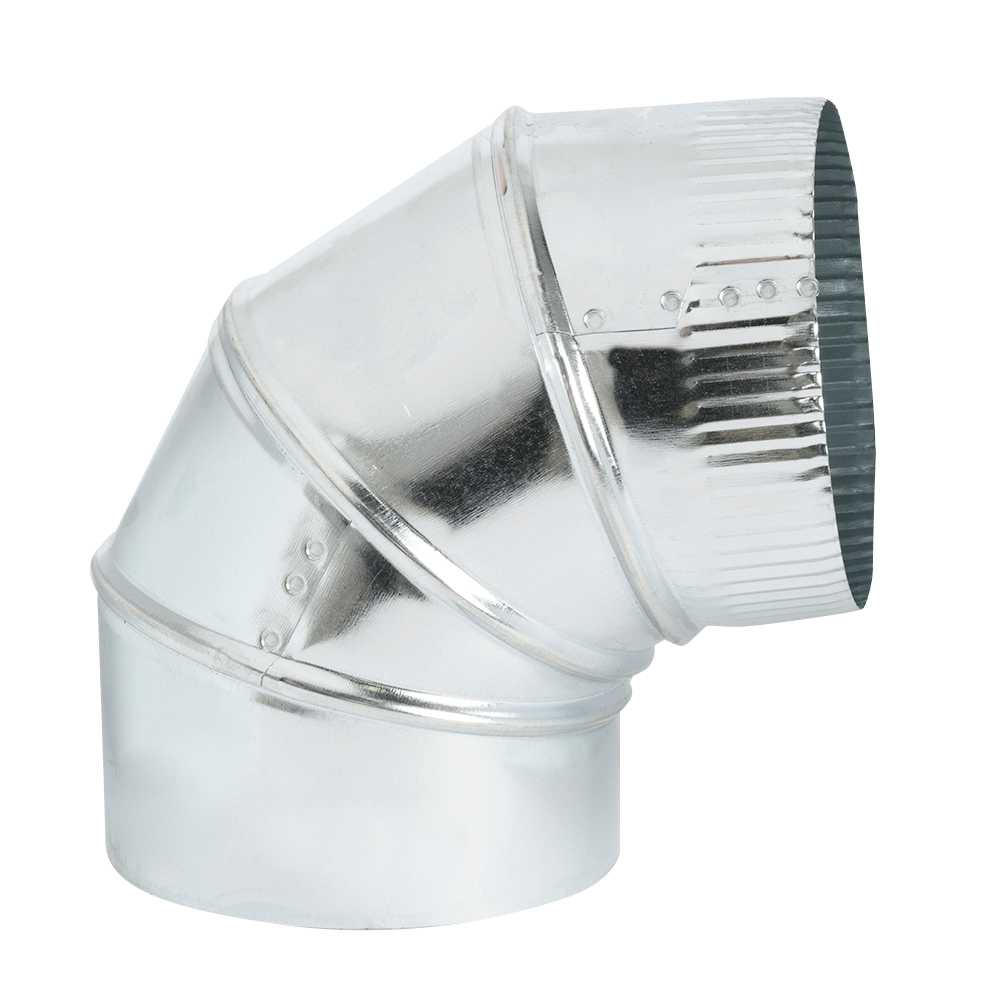 Coude galvanisé ajustable 6 po