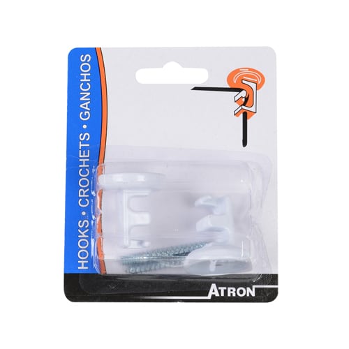 Crochets pour fil de lampe Pqt/2