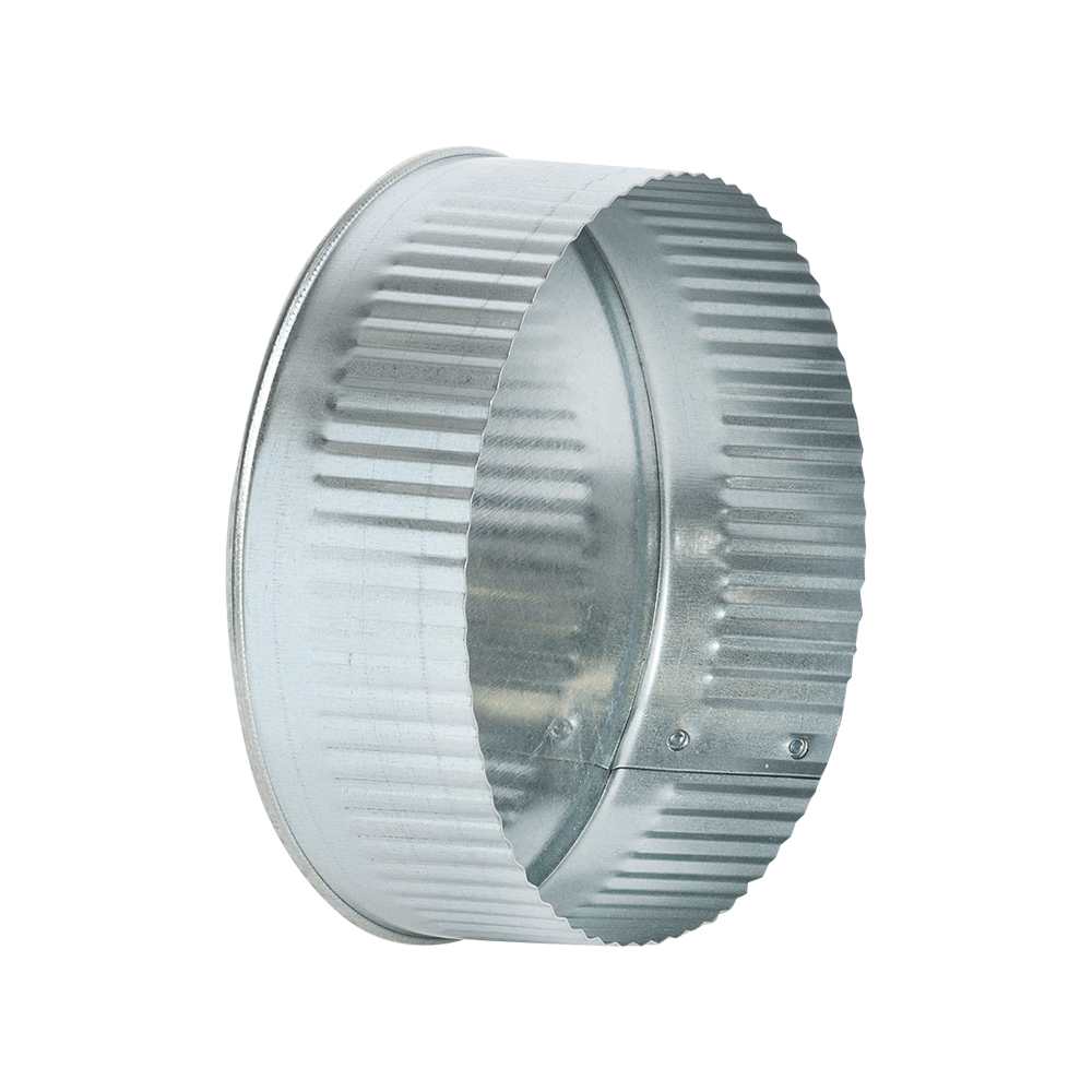 Galvanized Round End Cap 6 in.