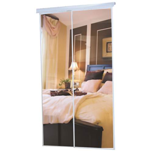 Porte miroir coulissante 72&nbsp;po