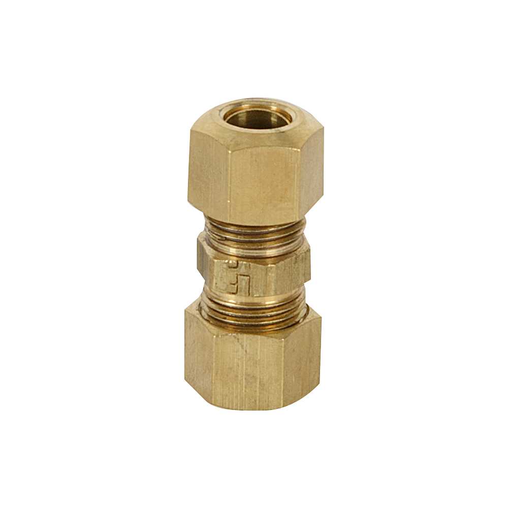 Straight Brass Compression Coupling 5/16 in.