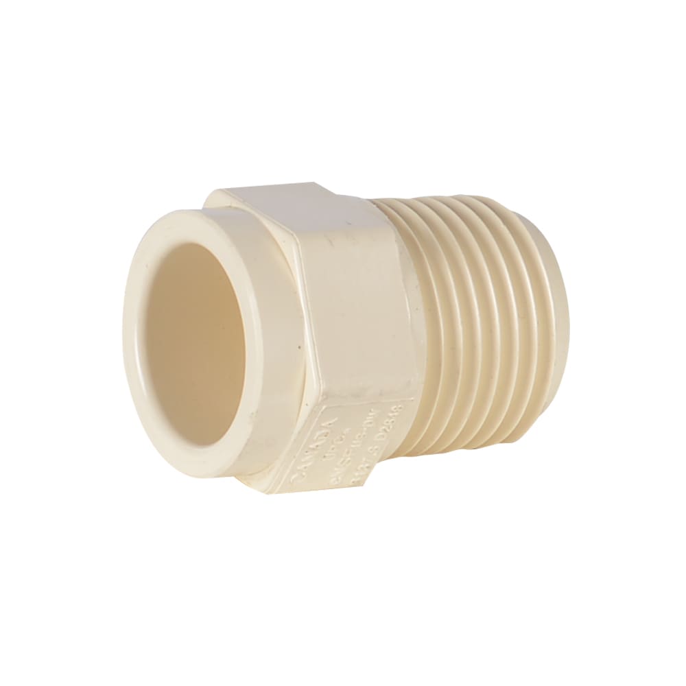 Adaptateur en cPVC 1/2 po (M x F)