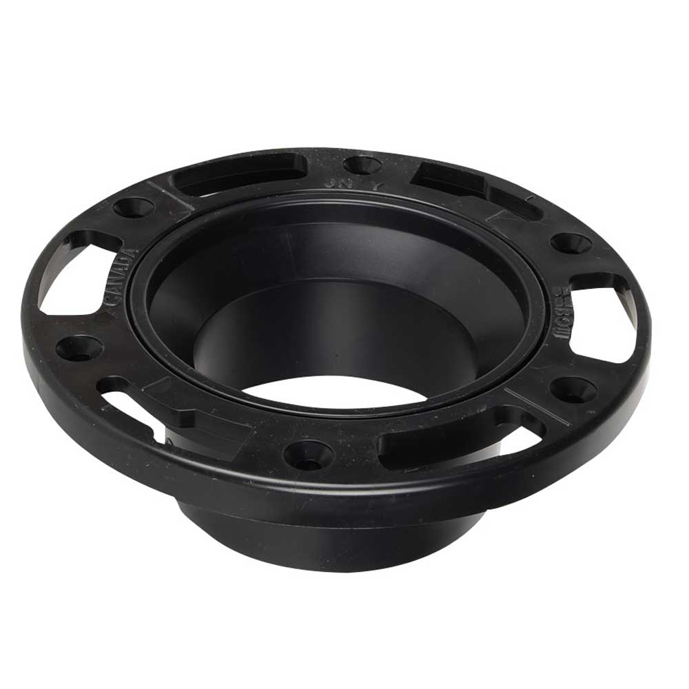 ABS Adjustable Toilet Flange - 4 in. x 3 in.