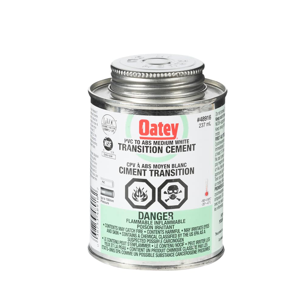 Colle blanche pour transition ABS-PVC 236 ml