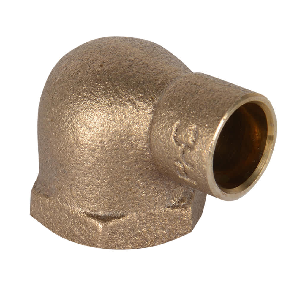 90° Copper Elbow (F x F) , 1/2 in. x 3/4 in.