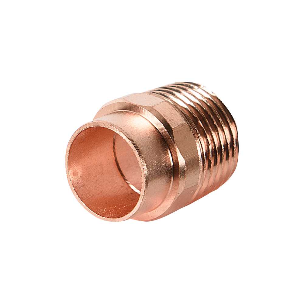 Copper Adapter 1/2 in. SO x 1/2 in. MPT