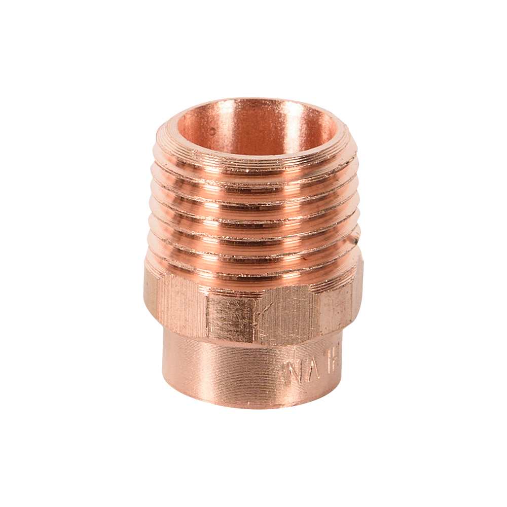 Copper Adapter 1/2 in. SO x 1/2 in. MPT