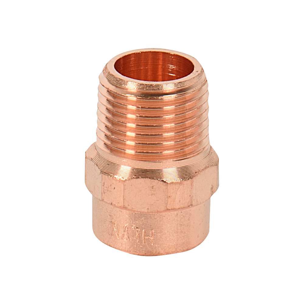 Adaptateur en cuivre 1/2 po x 3/8 po (F x M)