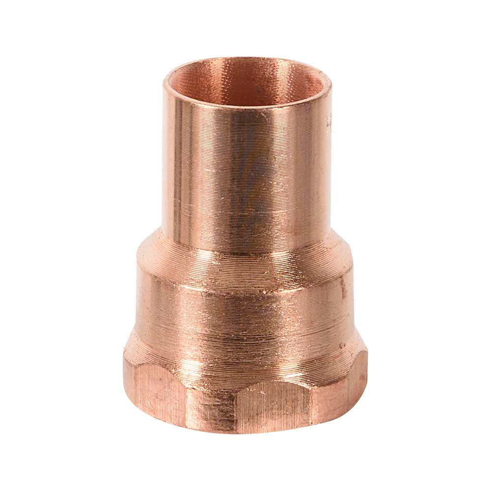 Copper Adapter 1/2 in. SO x 1/2 in. FPT